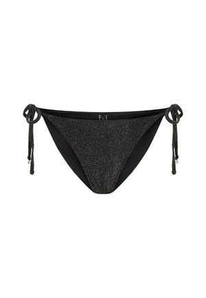 KARL LAGERFELD, SIGNATURE TANGA - Bas de bikini - black