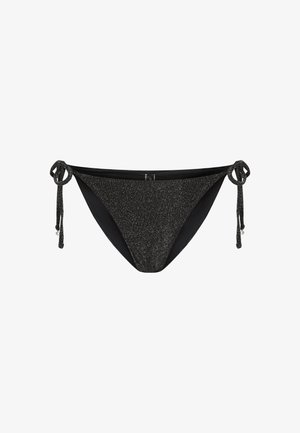 KARL LAGERFELD, SIGNATURE TANGA - Bas de bikini - black