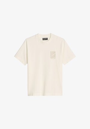 Marc O'Polo, T-SHIRT, SHORT SLEEVE, RELAXED FIT, GARMENT DYED, SEASONAL ARTWORK - T-shirt imprimé - silky white