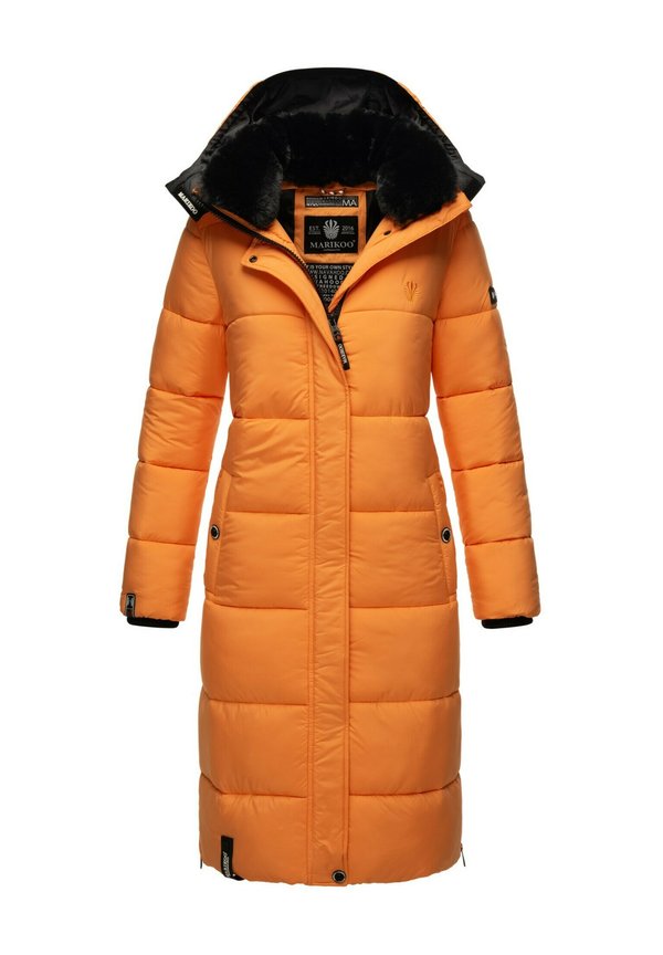 RELIZIAA  - Wintermantel - apricot sorbet