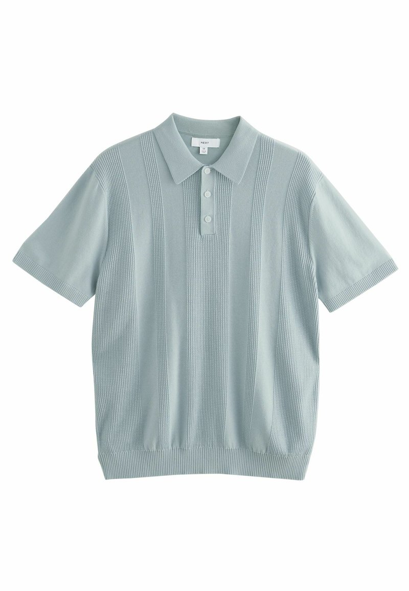 Next - REGULAR FIT SHORT SLEEVE - Polo shirt - light blue, Enlarge