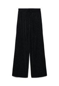 Culotte nere realizzate in tessuto morbido, con una finitura testurizzata e un delicato motivo a pois, dotate di una vita elasticizzata per il massimo comfort.