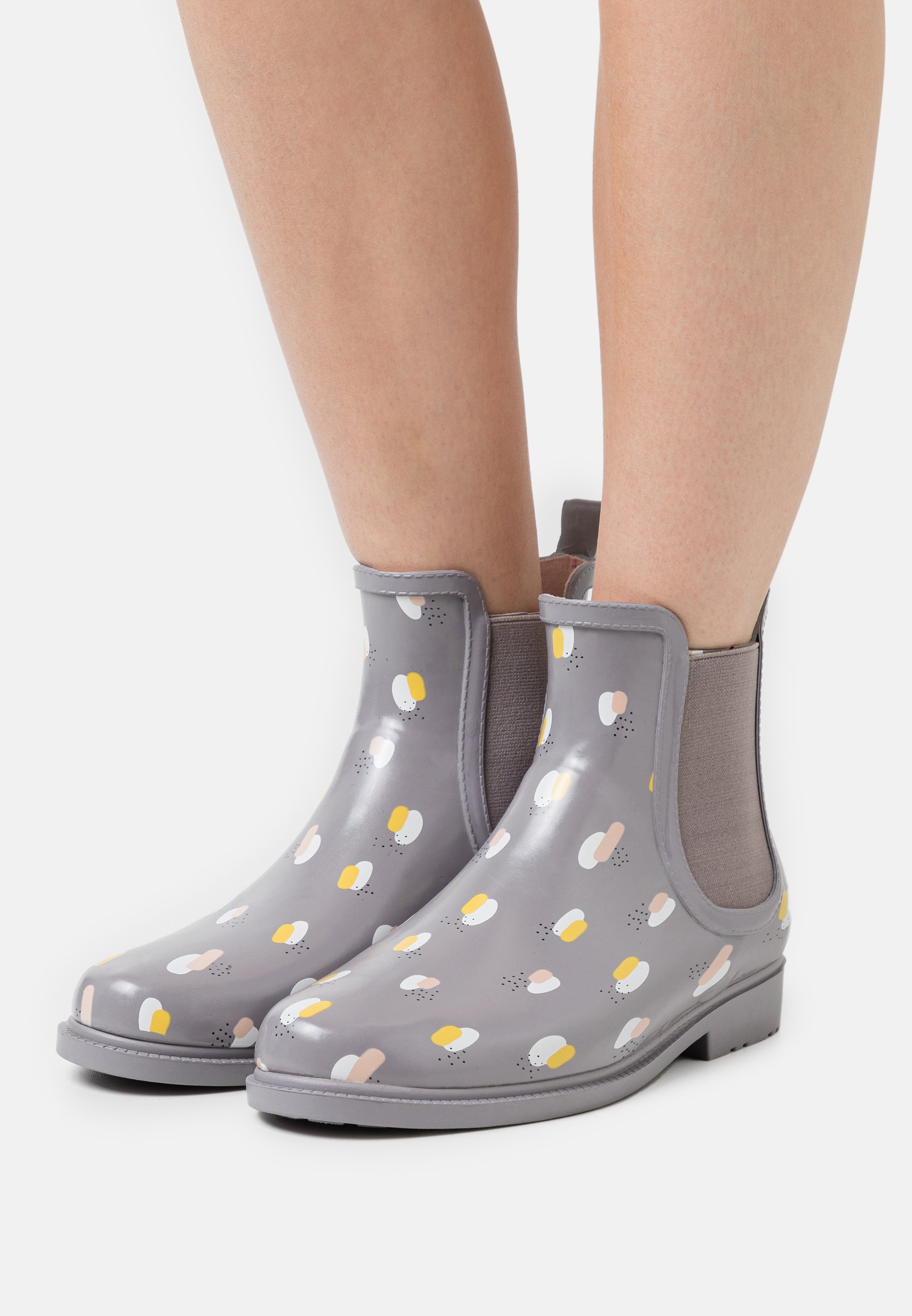 Anna Field Botas de agua - grey/rose gold - Zalando.es