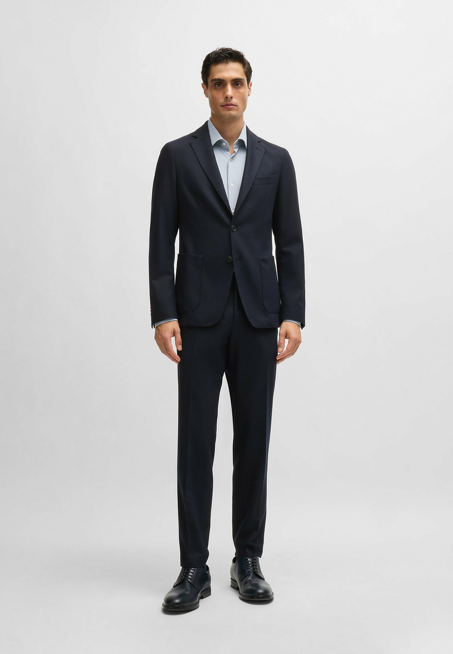 BOSS P-GENIUS-CW-WG-244 - Anzughose - dark blue five/dunkelblau