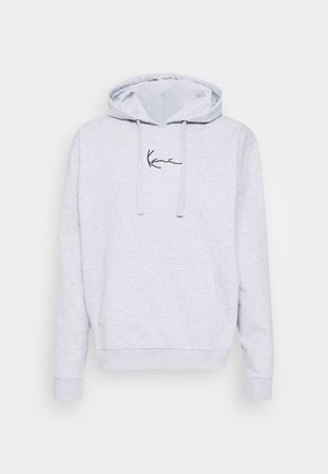 Karl Kani SMALL SIGNATURE HOODIE - Jersey con capucha - grey