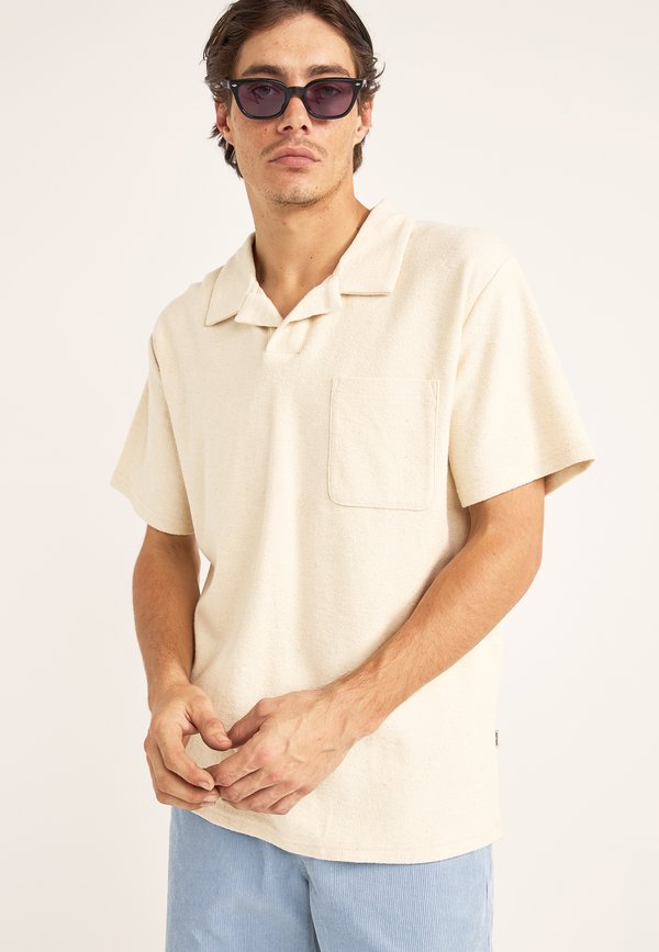 VINTAGE  TERRY - Poloshirt - natural