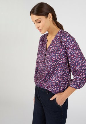 Damart, WARM KNIT - Blouse - navy foliage