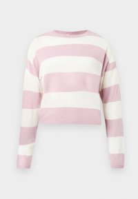 ONLDERRY STRIPE O NECK  - Jumper - keepsake lilac/cloud dancer