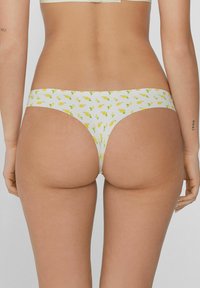 Tezenis NAHTLOS VERARBEITETER BRAZILIAN BEDRUCKTER - Tanga - Green