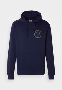 FRONT AND BACK ARTWORK HOODIE - Hoodie - navy