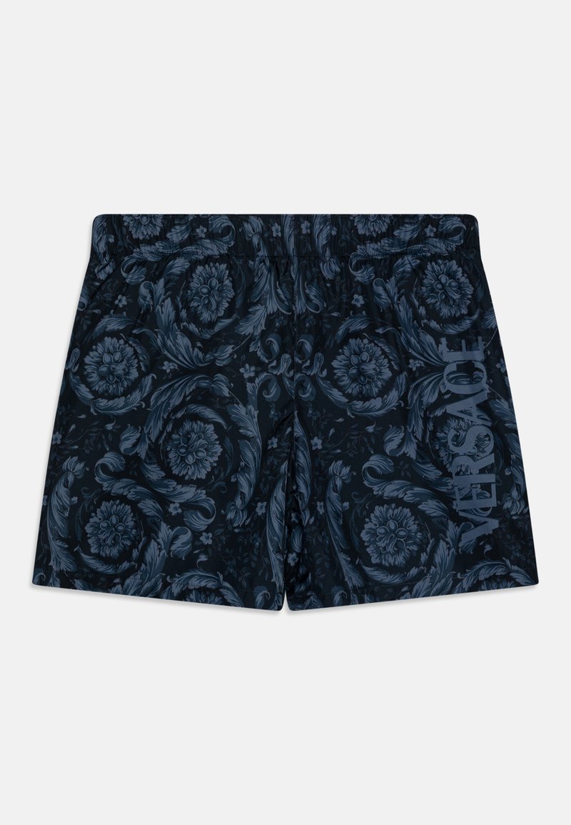 Versace Baby Girls Gabardine Shorts in Navy
