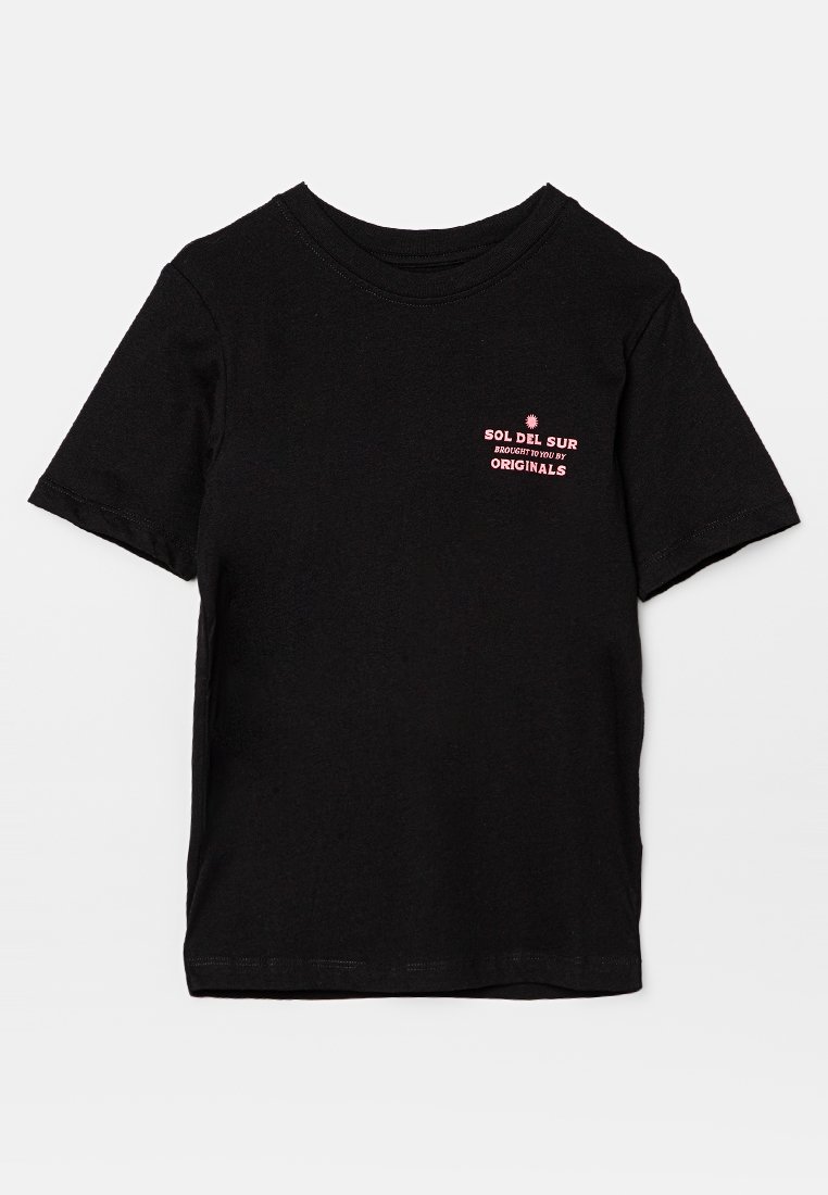 Jack & Jones Junior T-shirt print zwart