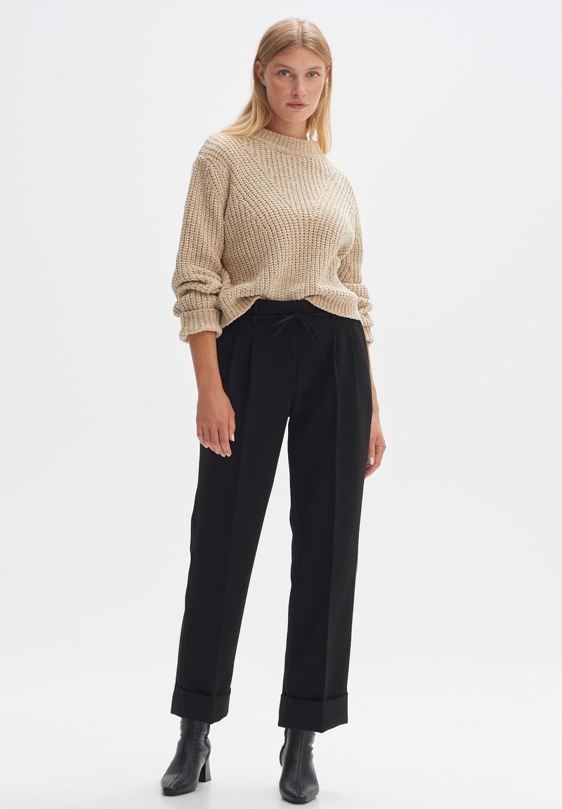 OPUS Strickpullover beige