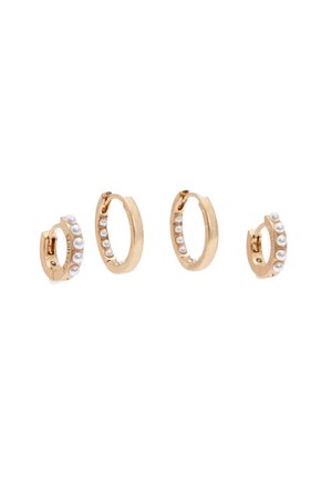 PEARL HUGGIE SET - Korvakorut - natural