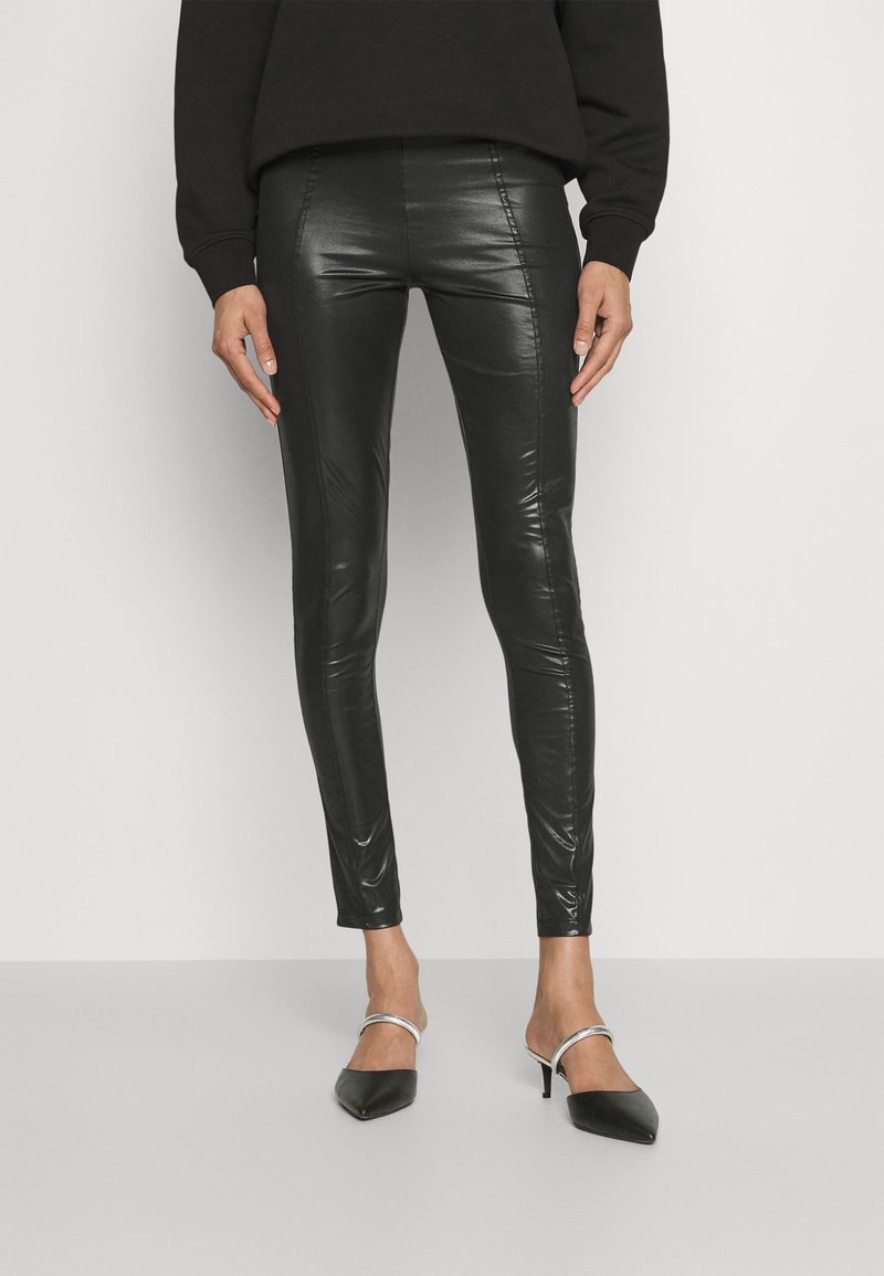 Karl Lagerfeld Glitter Leggings Black