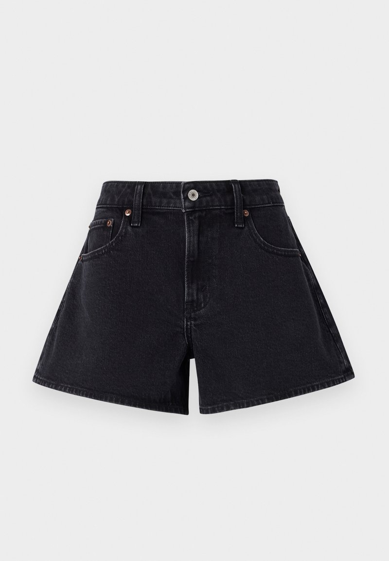 Abercrombie & Fitch Jeansshort zwart Abercrombie & Fitch Jeansshort zwart