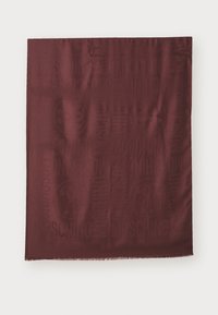 LOGO SCARF - Šal - burgundy