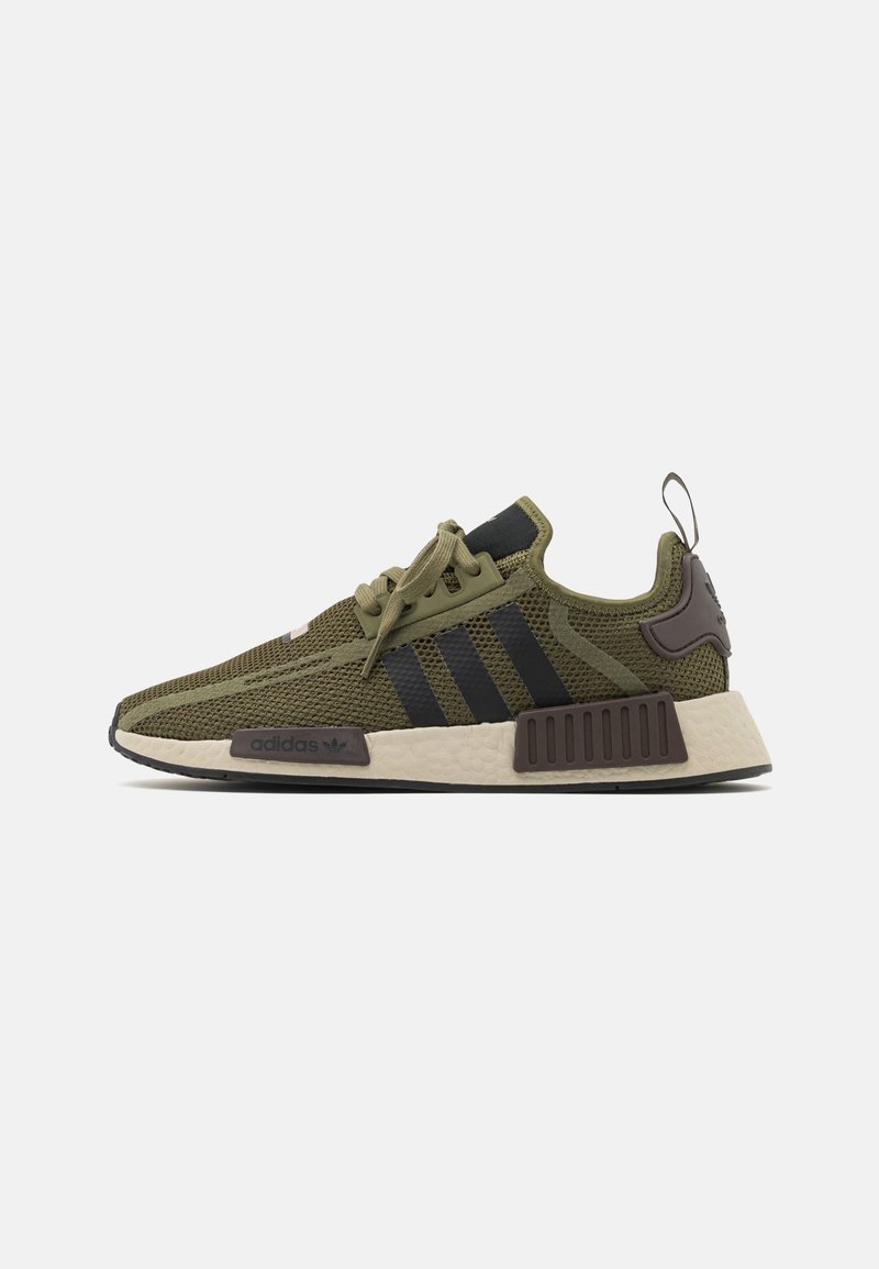 adidas Originals NMD R1 - Baskets basses - focus olive/core black/shadow olive/olive - ZALANDO.FR