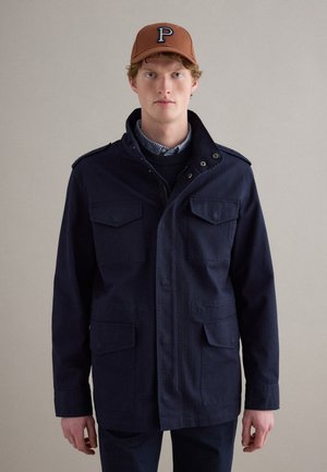 REGULAR FIT WITH POCKETS AND ZIP - Lichte jas - dark blue