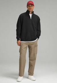 lululemon STEADY STATE HALF-ZIP - Suéter de forro polar - black