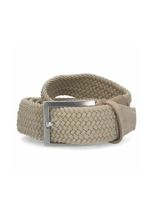 Gevlochten riem - beige