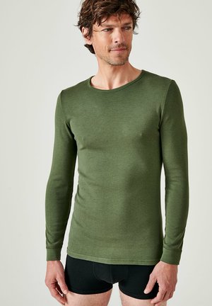COL ROND CLASSIQUE - Maglietta intima - kaki