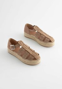 Next FOREVER COMFORT CHUNKY FISHERMAN - Espandrilky - taupe brown