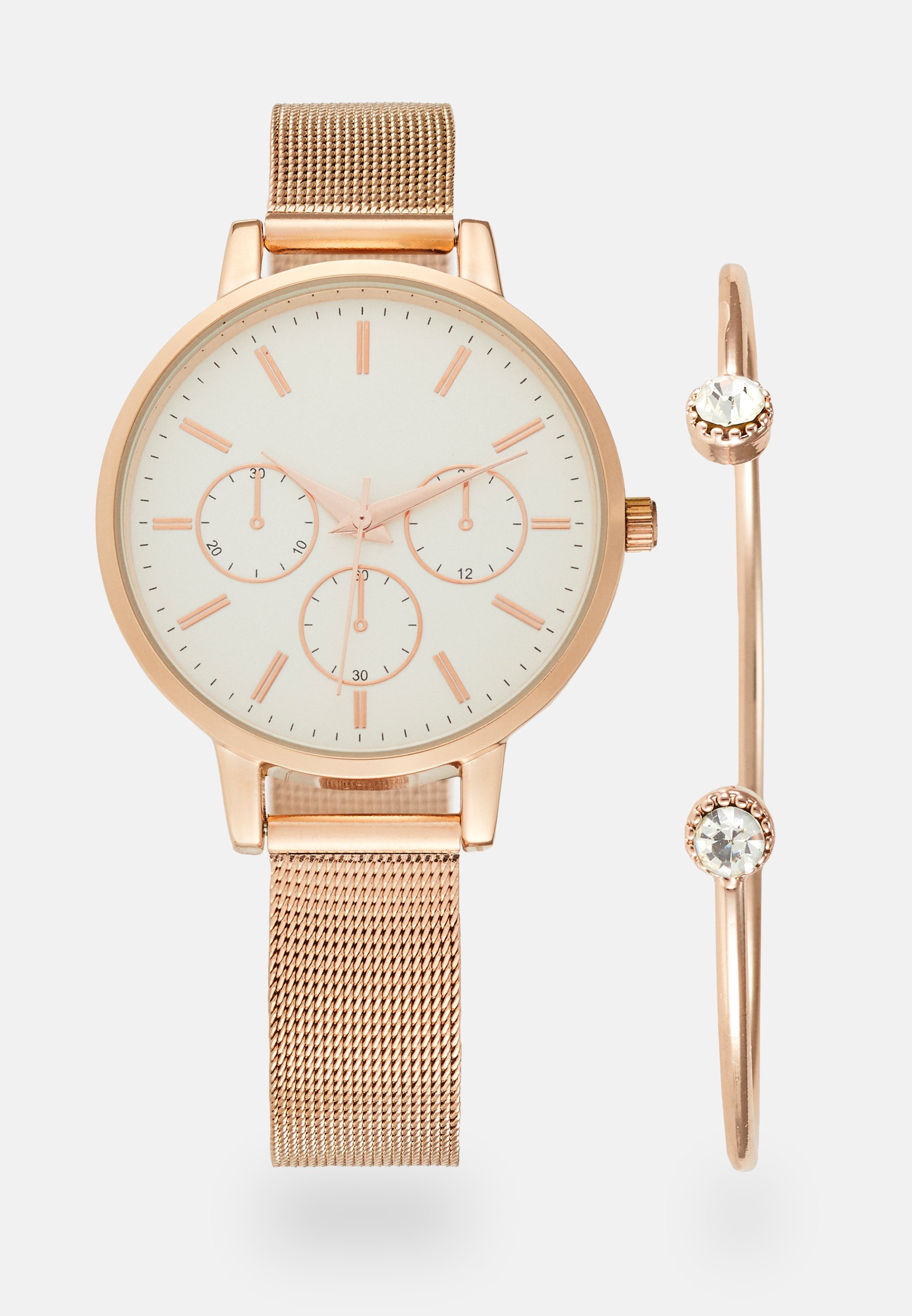 Anna Field Set Uhr Rosegold Coloured Rosegoldfarben Zalando De