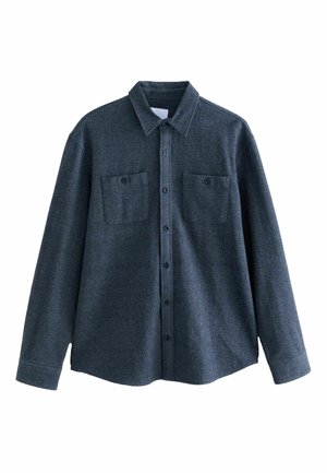 REGULAR FIT - HERRINGBONE SHACKET OVERSHIRT - Lichte jas - blue