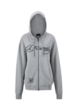 Ed Hardy LOVE KILLS SLOWLY - Zip-up sweatshirt - grey