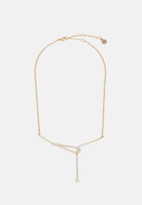 LOOPED PAVE Y NECK - Necklace