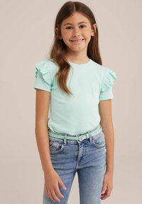 WE Fashion Triko s potiskem - green