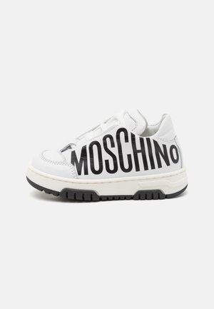 MOSCHINO UNISEX - Sneakers laag - white/black