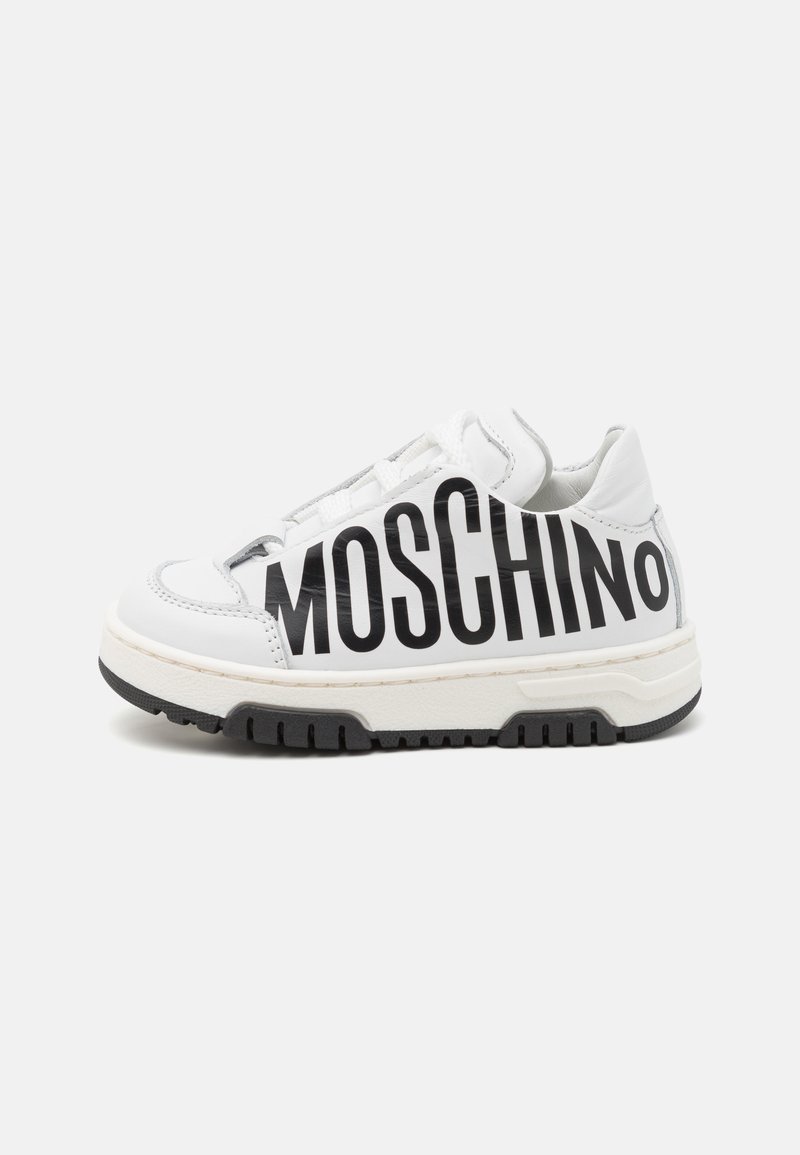 MOSCHINO - UNISEX - Sneakers laag - white/black, Vergroten