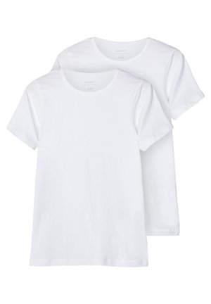 Name it NKMT SLIM 2 PACK - T-shirt basic - bright white