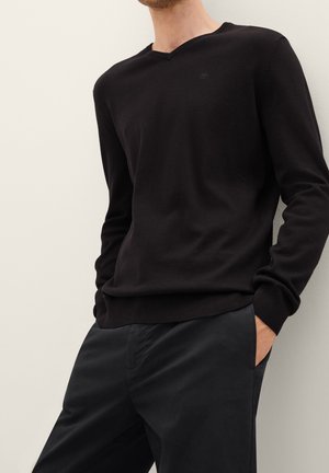 Strickpullover - black
