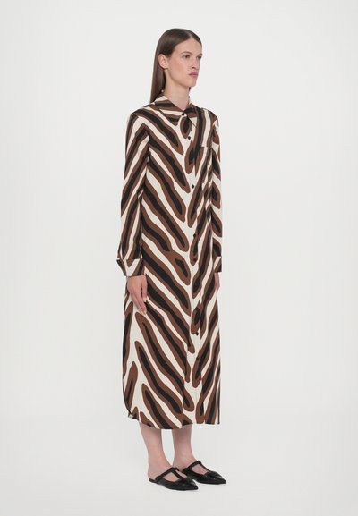 Diane von Furstenberg KARRINGTON DRESS - Blusenkleid - brown