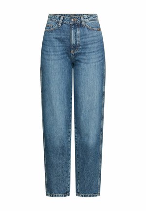 camel active BARREL JEANS MIT GÜRTELSCHLAUFEN - Wide leg - foggy blue used
