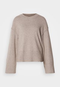 SWEATER - Pulover - brown melange