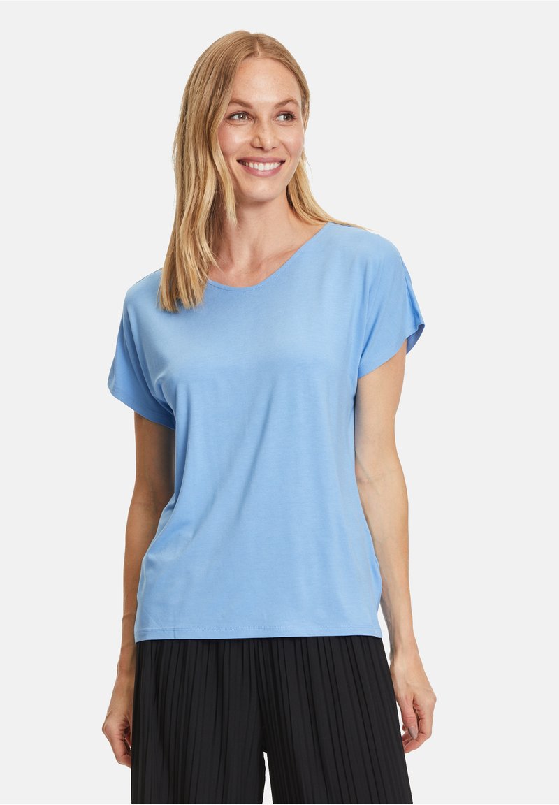 Damen T-Shirts | Betty Barclay T-Shirt basic ocean blue/blau - JV14531 Damen T-Shirts | Betty Barclay T-Shirt basic ocean blue/blau - JV14531