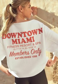 Next RELAXED FIT SLOUCH - Sweatshirt - miami graphic