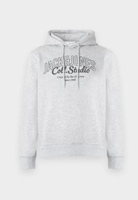 JJMAKOTO HOOD - Kapucni - light grey melange