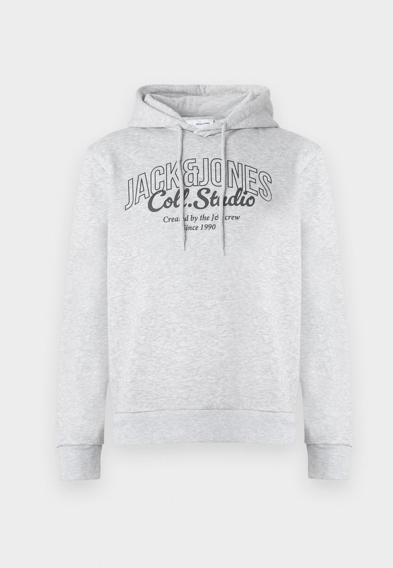 jack & jones Hoodie lichtgrijs gemêleerd