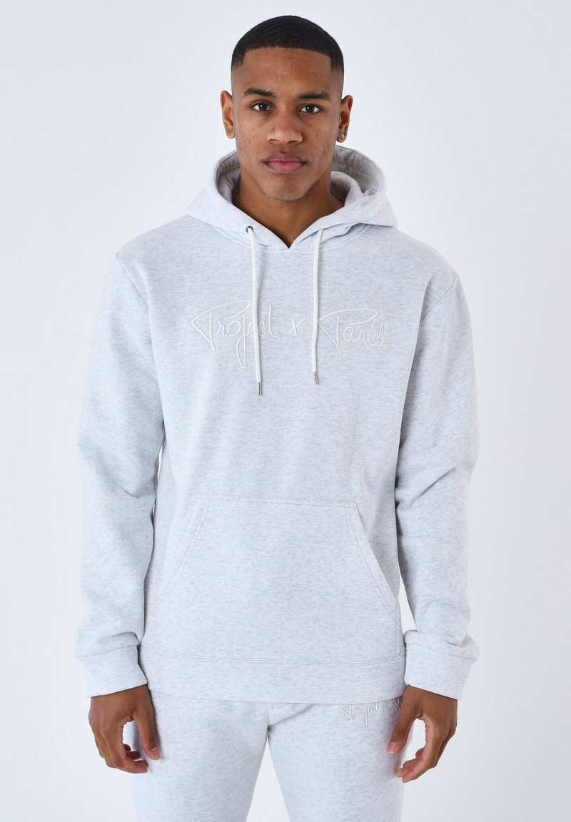 Project X Paris UNISEXE ESSENTIALS - Sweat à capuche - gris chiné clair
