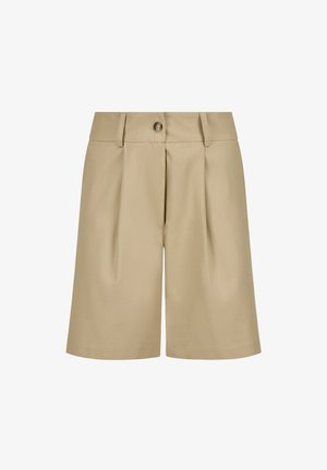 Nicowa, BERMUDA CARIWA BUNDFALTE UND PASPELTASCHEN - Shorts - beige