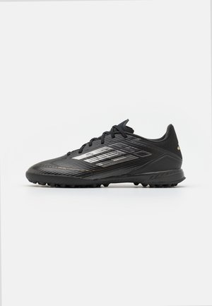 F50 LEAGUE TURF - Botines de fútbol para césped - core black/iron metalic/gold metallic