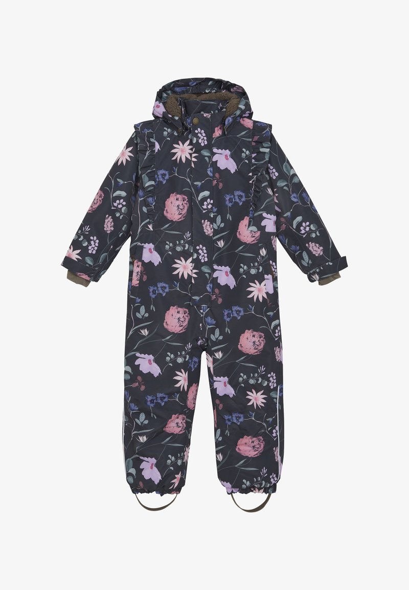 EN FANT WITH FRILLONG SLEEVES - Regenpak - ebony