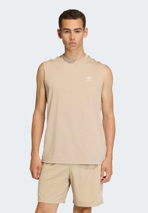 TREFOIL ESS TEE - Top - stone khaki