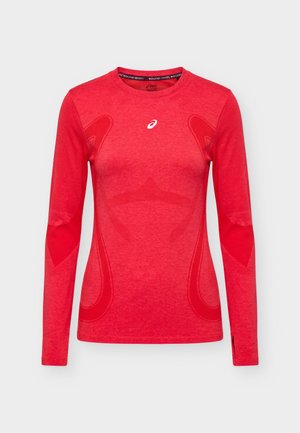 ASICS, ROAD SEAMLESS - T-shirt à manches longues - speed red