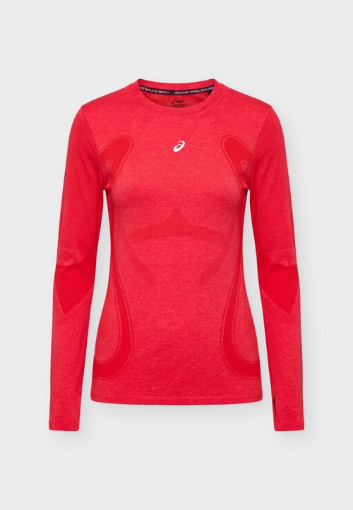 ASICS ROAD SEAMLESS - Long sleeved top - speed red — foto 5
